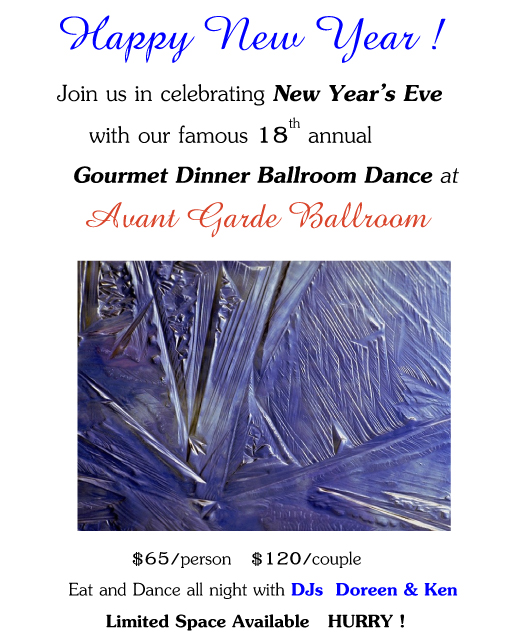 New Year's Eve at Avant Garde Ballroom in Newport Beach, CA